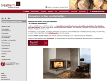Tablet Screenshot of creatherm.de
